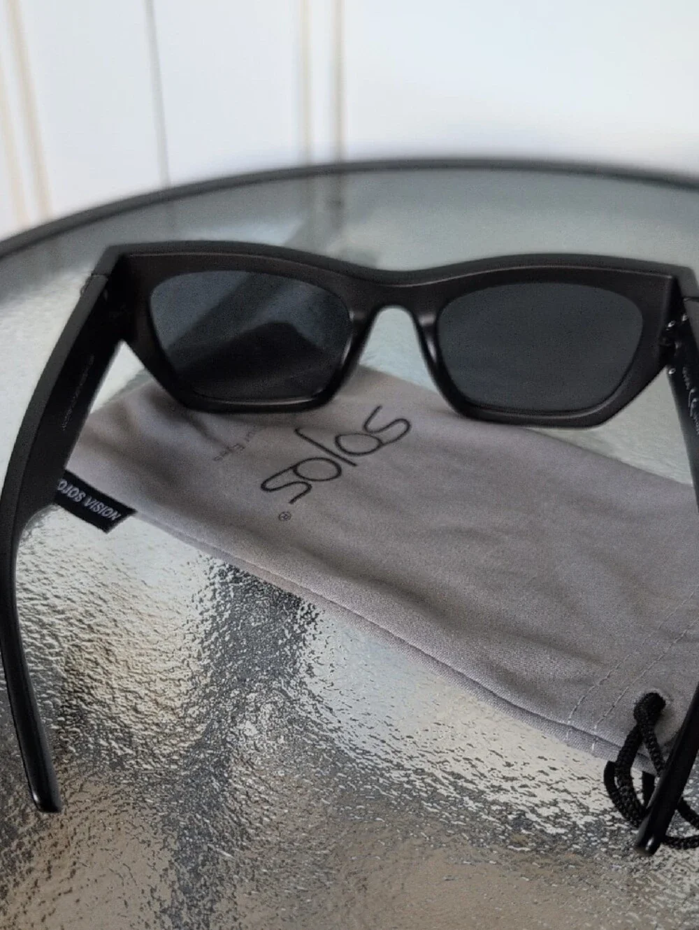 Sojo's  Black Thick Frame Sunglasses New
